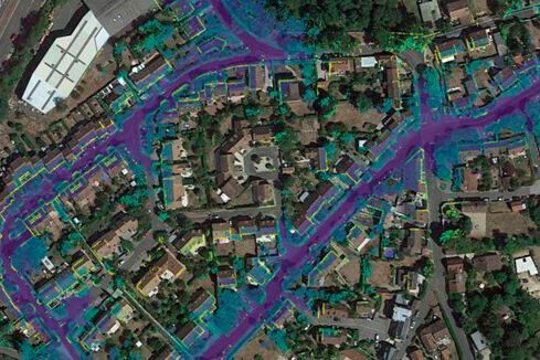 Mit Exwayz 3D Mapping will das Unternehmen Exwayz mithilfe von LiDAR-Daten zentimetergenaue Karten von Städten oder Industrieanlagen entwickeln und diese mit Daten des Global Navigation Satellite Systems kombinieren. So sollen Karten entstehen, von denen vor allem autonome Fahrzeuge und Roboter profitieren. (Bild: Exwayz)