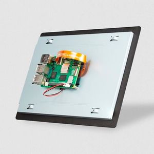 Das Touch Display 2 in 10 Zoll wird direkt über den Raspberry-Pi-Host mit Strom versorgt.(Bild:  Raspberry Pi Foundation)