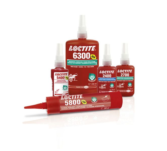 Unter der Marke Loctite bietet Henkel als einziger Hersteller eine komplette Auswahl an kennzeichnungsfreien anaeroben Produkten an.  (Bild: Henkel)