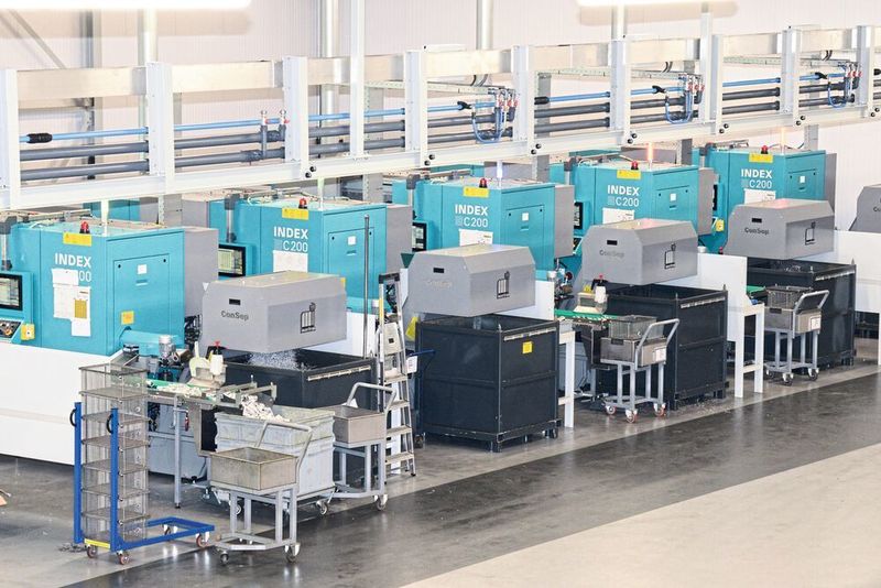 Der Erfolg der Niederländer beruht maßgeblich auf einer besonderen Aufstellung der Produktion mit großen Linien baugleicher CNC-Maschinen. (Sputnik GmbH / Maik Porsch)