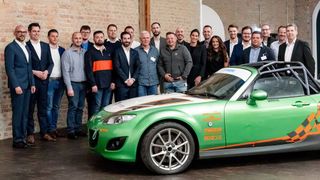 Die diesjährigen Preisträger mit Vertretern von Mazda Deutschland (Bild: BEWEGT.CONTENT GmbH | Christian Strohmayr)