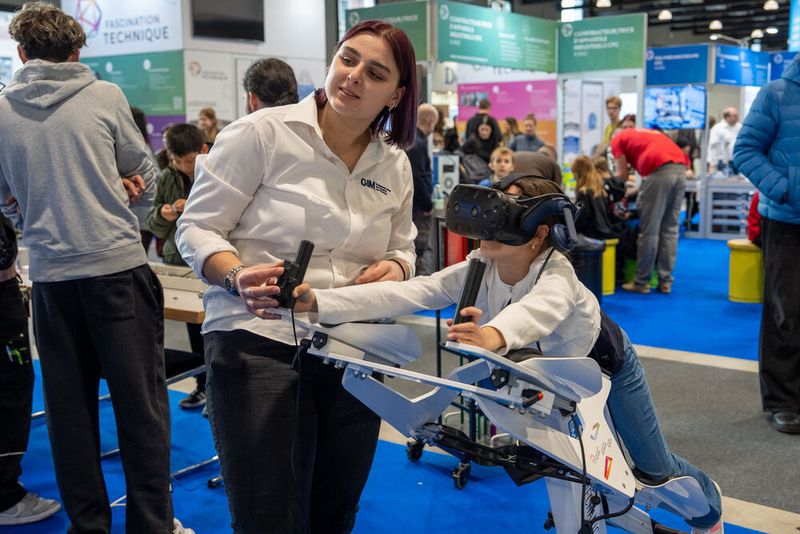 Vues du Salon des Métiers et de la Formation de Lausanne 2025 (Source : © Gabriel Lado)