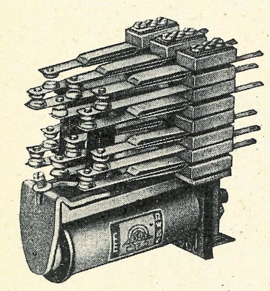 Fraba wirbt 1956 für seine mechanischen Relais im Fachmagazin Maschinenmarkt. (Fraba)