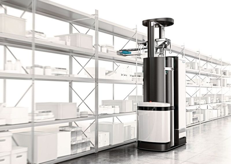 Die Magazino GmbH will das erste selbstdenkende und selbsthandelnde Warenlager der Welt schaffen. Mit ihrem Kommissionierroboter Toru, der den stückgenauen Zugriff auf einzelne Objekte ermöglicht, kommt sie dieser Vision ein großes Stück näher.  (Bild: Magazino)