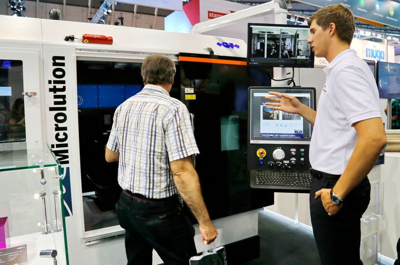 Mikrolaserbearbeitung mit Fräsen und Lasertechnolgien von Microlution, seit Mai Tochterunternehmen von GF Machining Solutions. (Anne Richter, SMM)