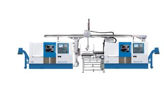 High-Tech aus Neumünster: Drehzentren Alpha Turn 325 mit Automatisierung. (Bild: Kaast)