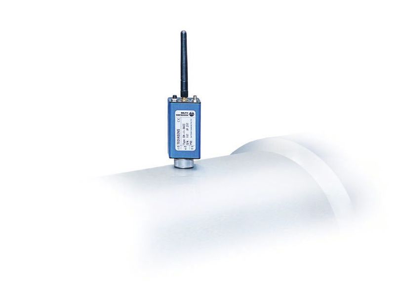 Der akkubetriebene Sensor – eine notwendige Hardware für das Alpine VIB System. (Bild: Hosokawa Alpine)