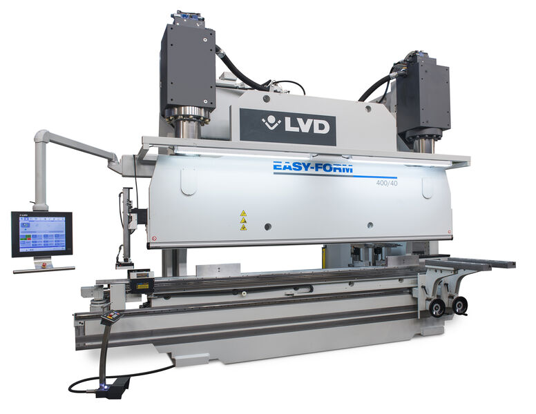 Configured to order press brakes ideal for heavy-duty bending application of up to 3000 tons and 14 m long. (Photo: LVD)