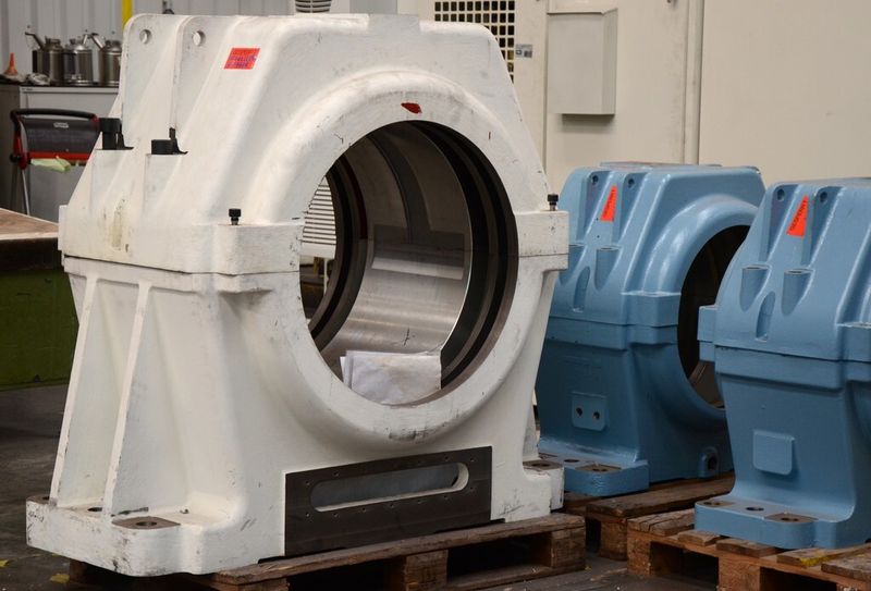 In der Fertigung von SKF Blohm + Voss Industries in Hamburg. (Bild: Michel)