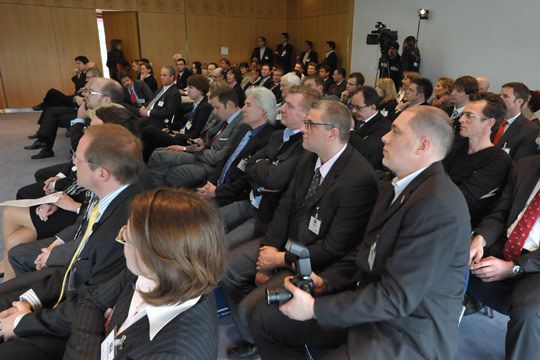 Volles Haus bei der Verleihung des „Gebrauchtwagen Award 2009“. (Archiv: Vogel Business Media)