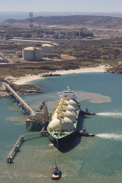 As the discovery of huge offshore gasfields fires the industry's hopes. (Picture: Woodside)