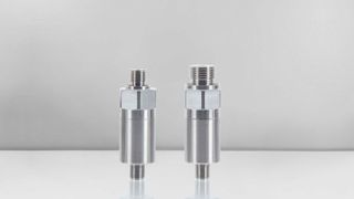 2-in-1-Prinzip: Die neueste Generation der We-Flux²-Drucksensoren kombiniert zwei Messfunktionen in einem Gehäuse. Mit ihnen lassen sich Prozesswerte wie Druck, Strömung und Temperatur digital erfassen. Alle Sensoren der We-Flux²-Serie verfügen über die  IO-Link-Version 1.1. (Wenglor)