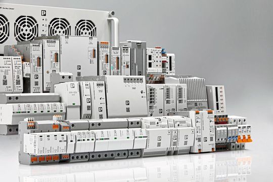 Bild 1: Das Power-Reliability-Portfolio von Phoenix Contact ermöglicht eine ganzheitliche Absicherung des gesamten Leistungspfads.(Bild:  Thomas Franz-Westemeyer, Hessisch-Oldendorf)