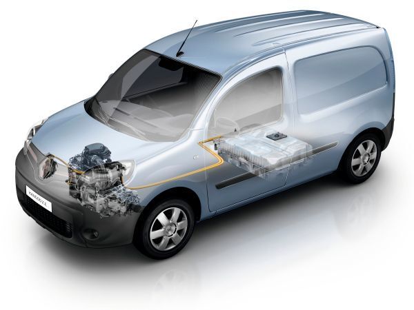 Der technisch gründlich überarbeitete Kangoo Z.E. ermöglicht dank neuem E-Motor und neuem Akku eine um über 50% auf 270 km gestiegene Reichweite.  (Renault)