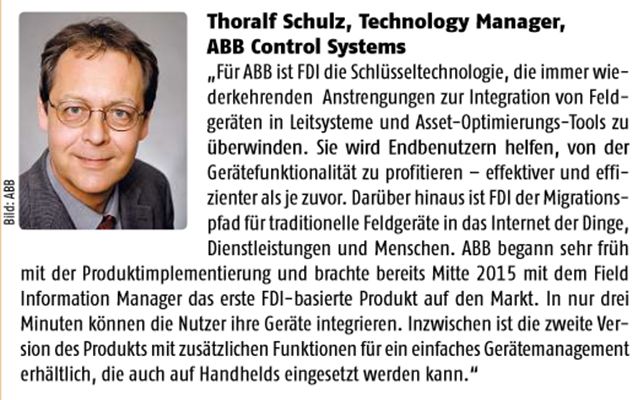 Warum FDI die Zukunft gehört... Zitat aus der PROCESS 10 2016 Die Hintergründe und einzelnen Beiträge zu den Zitaten finden Sie im jeweilgen ePaper in unserem Heftarchiv. ePaper-Archiv (Bild: PROCESS)