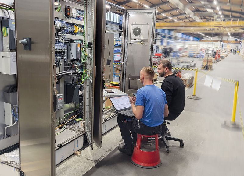 Waffelbackautomaten der Baureihe BAC-E in der Montage. (Bild: Hebenstreit)