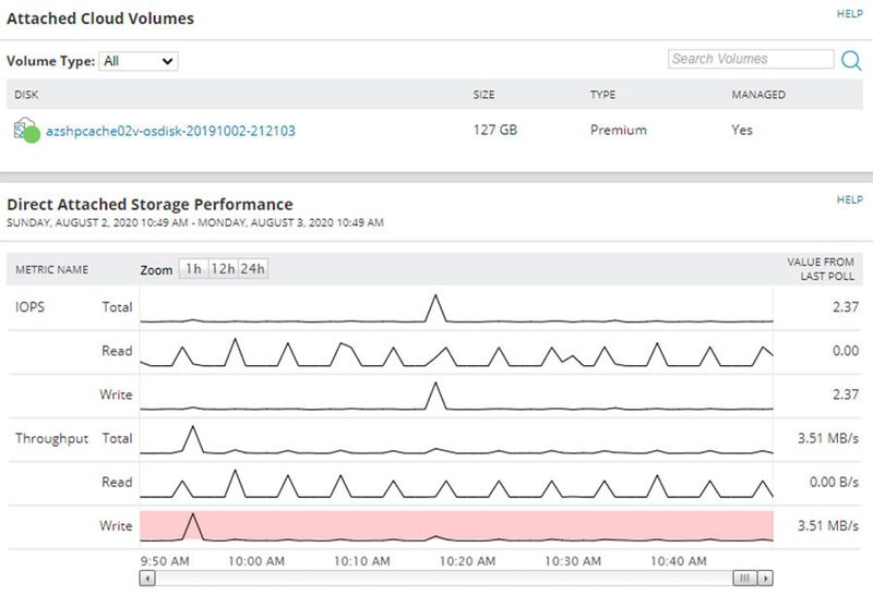 Ebenso wichtig sind V-Netze und deren Gateways, sowie Storage-Informationen. (Bild: SolarWinds)