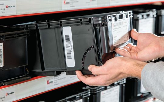 Nutzung der bewährten Würth-RFID-Systemtechnologie über alle Lieferanten und Warengruppen hinweg. Nutzung der bewährten Würth-RFID-Systemtechnologie über alle Lieferanten und Warengruppen hinweg.