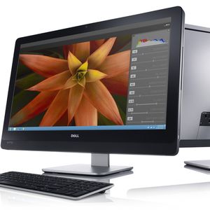 Der schlanke XPS One 27 macht auf dem Schreibtisch eine gute Figur - das 27-Zoll-Display mit Quad-Auflösung (2.560 x 1.440 Bildpunkte) trägt mit dazu bei. (Archiv: Vogel Business Media)