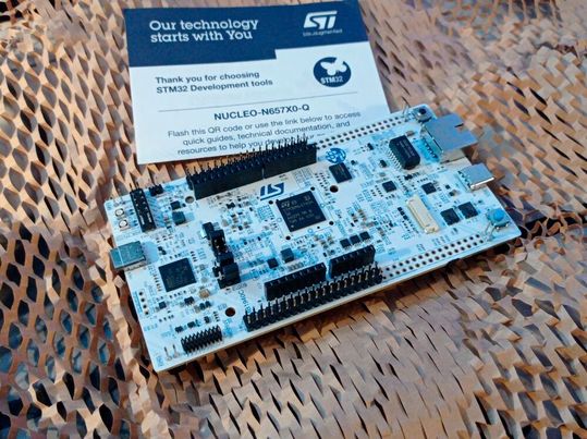 An STM32N6 Nucleo: Macronix and STMicroelectronics formed a strategic partnership to equip the AI-accelerated STM32N6 MCU platform with OctaFlash memory.(Image: r/stm32 via Reddit)
