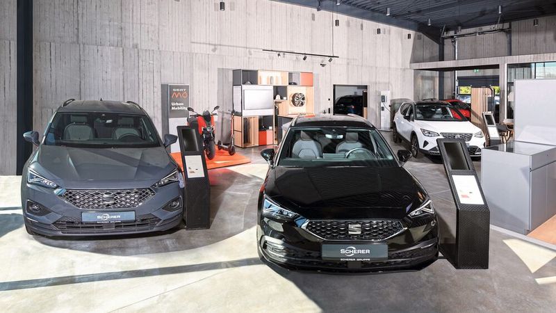 Auch die für Seat vorgesehene Seite folgt der Cupa-Optik. (Bild: Scherer-Gruppe)