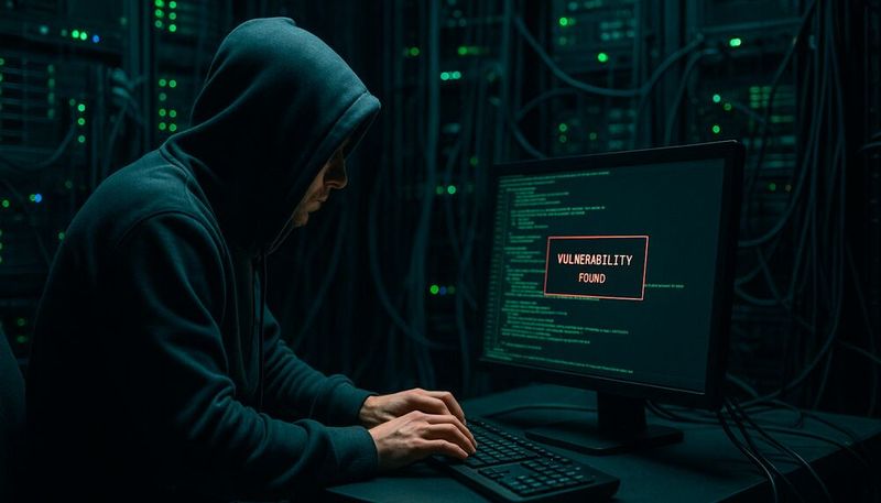 Die Kernerkenntnis des IBM X-Force Threat Intelligence Index 2026 ist, dass Schwachstellen das Haupttor für Cyberangriffe darstellen, wobei 44 Prozent der Angriffe über öffentlich zugängliche Anwendungen erfolgen und hauptsächlich durch fehlende Authentifizierungskontrollen begünstigt werden.(Bild:  Dall-E / Vogel IT-Medien GmbH / KI-generiert)