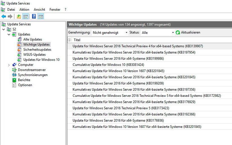 Die wichtigen Updates für Windows sollten auch in Windows 10 und Windows Server 2016 schnellstmöglich zur Installation freigegeben werden. (Joos / Microsoft)