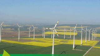 Der Windpark Druiberg bei Dardesheim ist mit 150 MW der größte Stromproduzent im virtuellen Kraftwerk der Regenerativen Modellregion Harz. (Bild: Windpark-Druiberg.de)