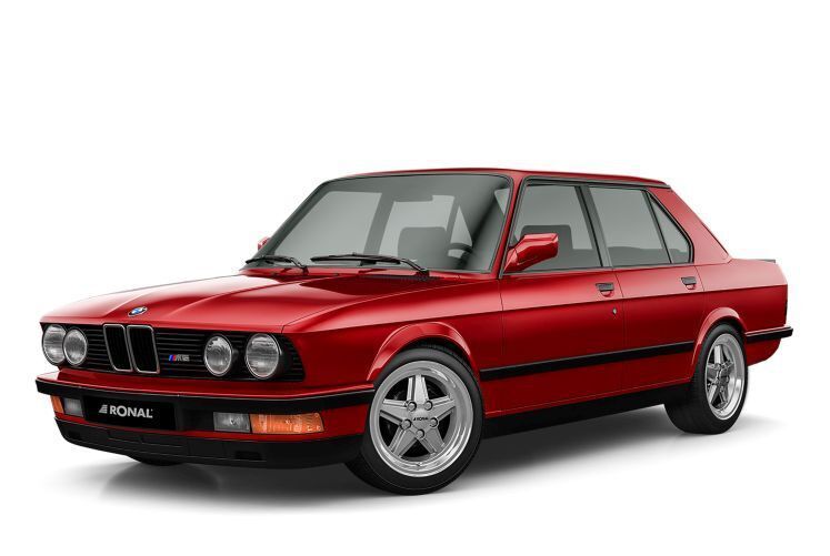 Auch BMW-Fahrer der Fünferreihe E28 waren dankbare Abnehmer von Ronals schnittiger Felge. (Ronal)