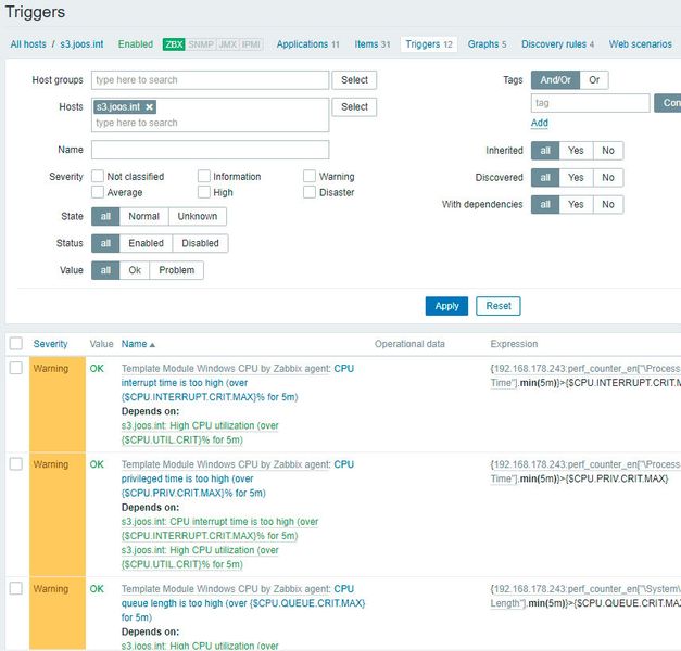 Konfigurieren der Überwachung von Servern mit „Zabbix“. (Bild: Zabbix/Thomas Joos)