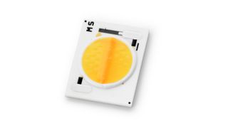 Erzeugt beim Dimmen ein warmes Licht: Die COB-LED-Familie „Natural Toning Zenigata“ von Sharp Devices Europe. (Sharp Devices Europe)