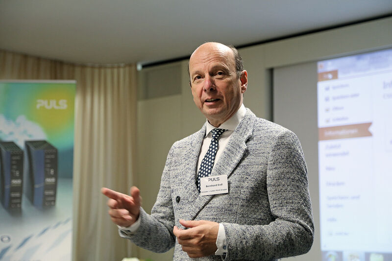 Berhhard Erdl, fondateur et directeur de Puls Electronic GmbH. (Image: JR Gonthier)