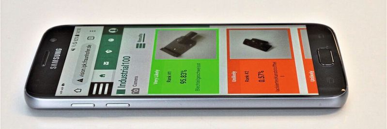 Benutzeroberfläche der App Benutzeroberfläche der App