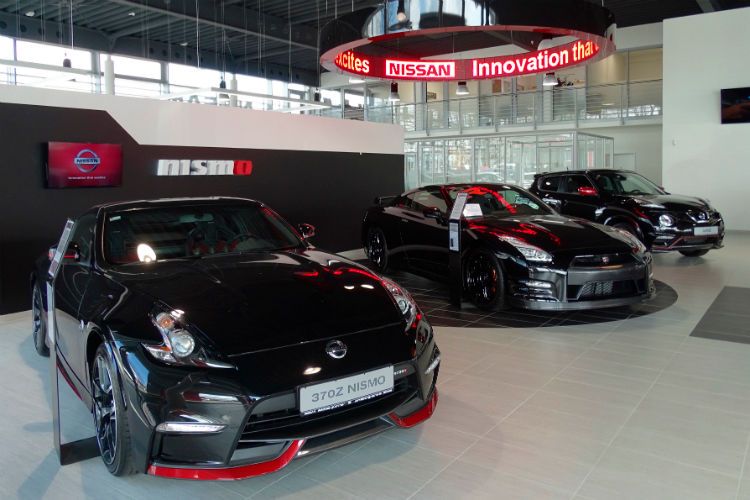 Starker Ausdruck: Das Autohaus Günther gehört zu den wenigen Nissan-Händlern mit eigener Nismo-Ecke. (Bild: Autohaus Günther)