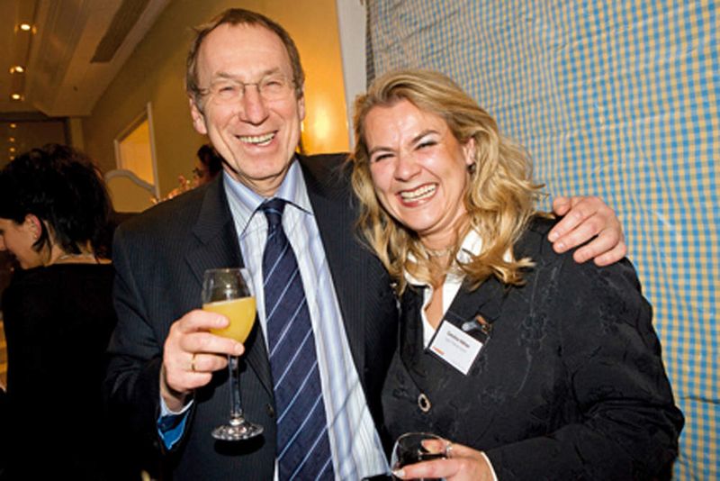 Gute Laune: Mr. Distribution Michael Kaack und Caroline Häfner von IT-BUSINESS (Archiv: Vogel Business Media)