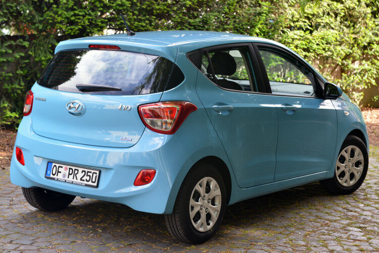 Allerdings gibt es den i10 LPG nur in der hochwertigen Trend-Ausstattung (Foto: Hyundai)