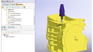 3D-Modell vom Kupplungsgehäuse des brasilianischen Sportwagens.  (Bild: Mecsoft)
