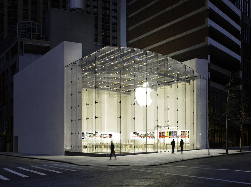 Einen dritten beeindruckenden Apple-Store in New York findet man am Broadway. (Bild: Apple)