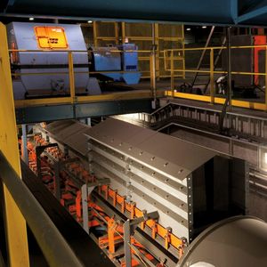 The entire system of chutes and transfers at Kinder Morgan's North Vancouver facility was custom-engineered and modelled in 3-D.