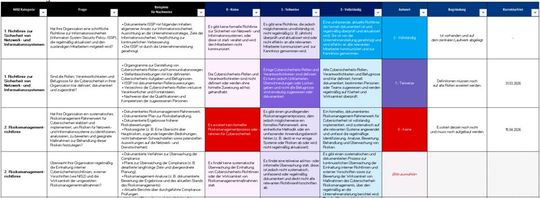 NIS2-Checkliste zur Selbsteinschätzung.(Bild:  XSOC)