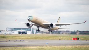 An Airbus A350-1000 ULR on a test flight in Toulouse. (Image:(Airbus))