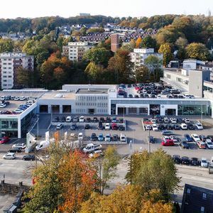 Das Skoda-Zentrum in Düsseldorf.(Bild:  Gottfried Schultz)