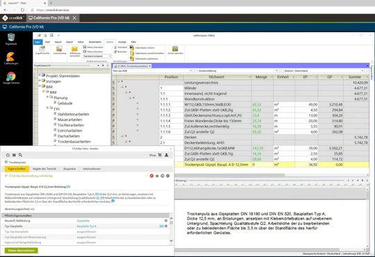 (LV-Erstellung mit STLB-Bau Online. Quelle: G&W Software AG, München)