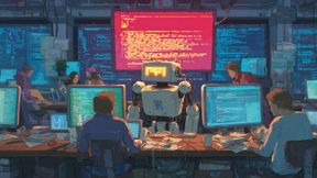 Künstliche Intelligenz wird nicht nur beim (Vibe-)Coding, sondern auch bei der Software-Qualitätssicherung eine wichtige Rolle spielen. (Bild: Midjourney / KI-generiert)