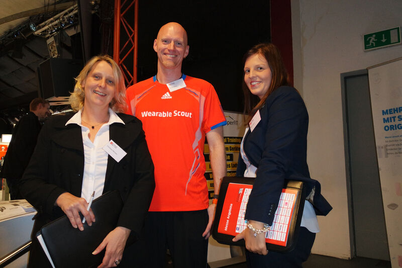 Das sportliche ENO Team (v. l.) Christiane Bernsen, Torben Dierks und Mara Büsis (Bild: IT-BUSINESS)