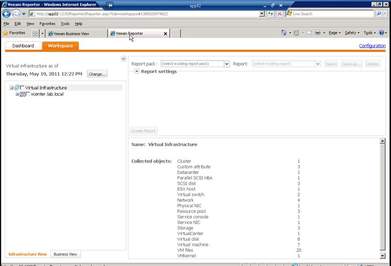 Der Veeam Reporter ergänzt den Veeam Business View. Der Reporter wird zur Erstellung von Auswertungen und Berichten herangezogen. Er kann mit der Verwaltungsoberfläche des Business View integriert werden. Bild: Baumeister (Archiv: Vogel Business Media)