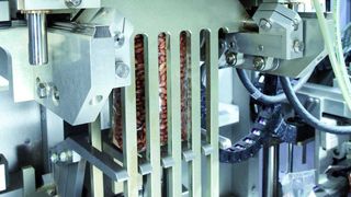 Das patentierte Air-Free-System ermöglicht die Herstellung luftarmer Beutel in der Verpackungsmaschine.  (Bild: Teepack)