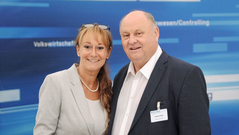 Gelten seit Jahren als Erfolgsgaranten und perfekt eingespieltes Duo der BFC: Schulleiterin und Geschäftsführerin Sylvia Gerl und der Vorsitzende Helmut Peter.(Bild:  Doris Pfaff – VCG)