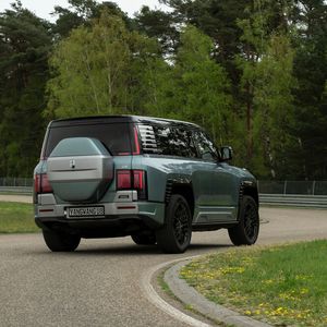 Der Ersatzrad soll optisch Abenteuergeist vermitteln.(Bild:  Harald Dawo/BYD)