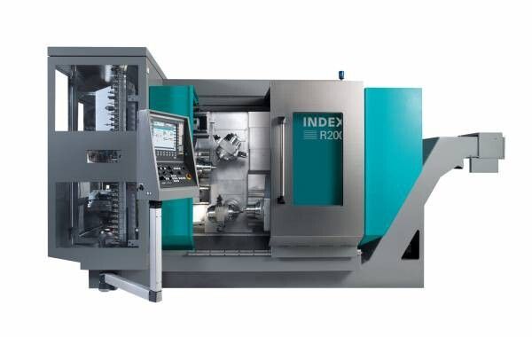 Hochproduktiv für anspruchsvollste Bearbeitungsaufgaben: der Mehrspindler R300 von Index. (Bild: Index)